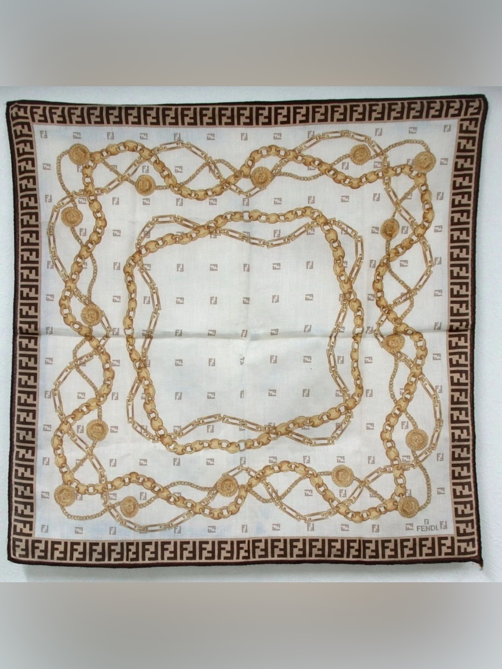FENDI Bandana with Jewelry Pattern